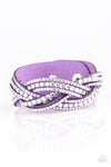 Bring On The Bling Purple Bracelet