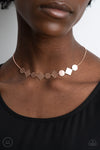 Dont Get Bent Out Of Shape - Copper Necklace & Earring Set