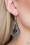 Zoomin Zumba Black Earrings